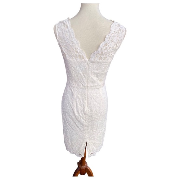 NWT WHBM Sleeveless Lace Sheath Dress - Picture 3 of 9
